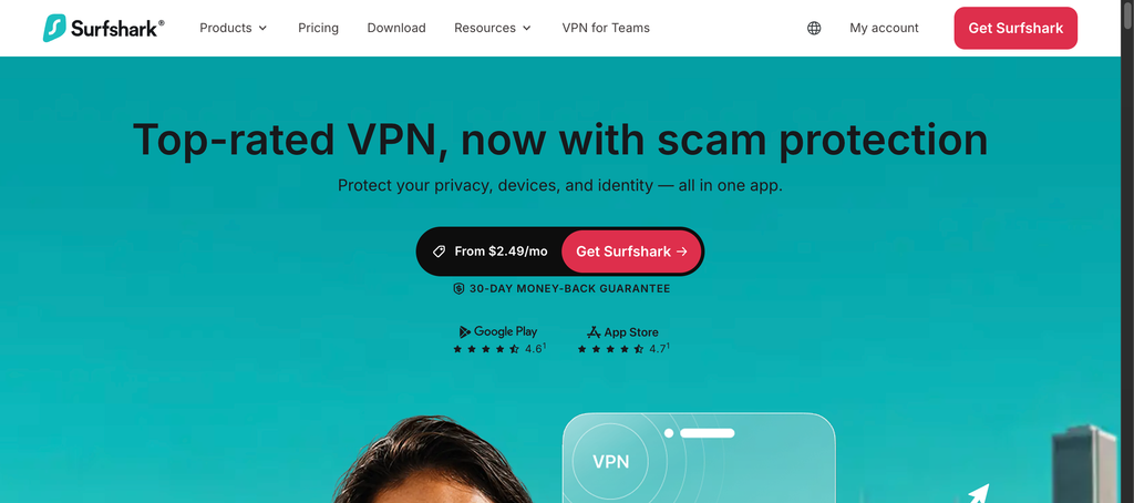 Surfshark VPN service