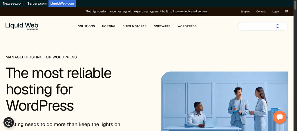 Liquid Web WordPress hosting