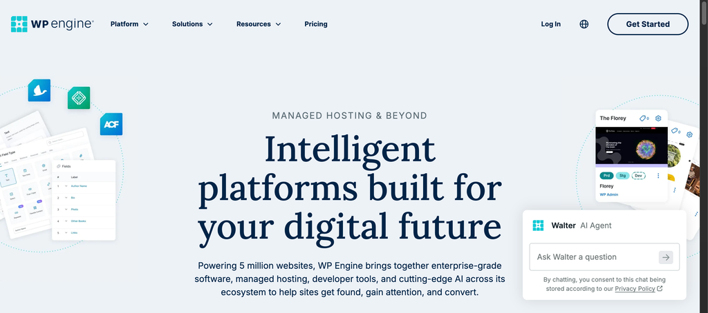 WP engine wordpress hosting