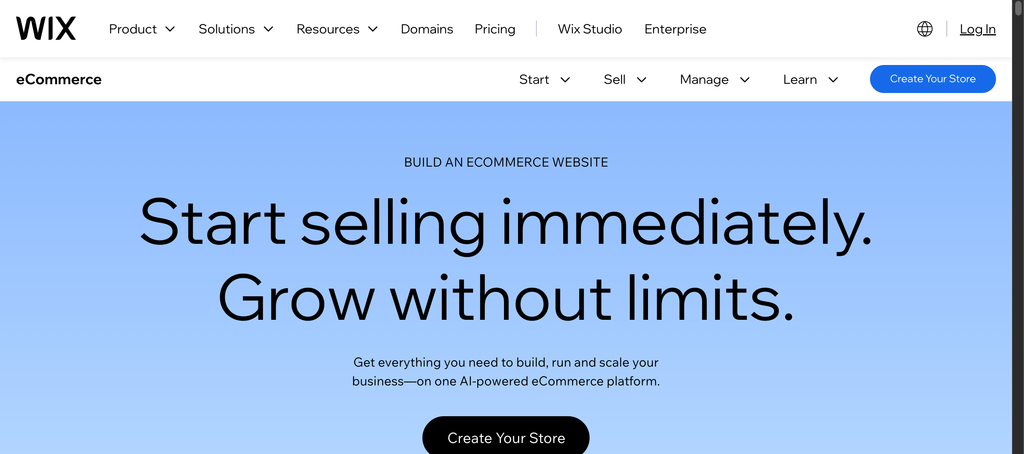 Wix dropping platform
