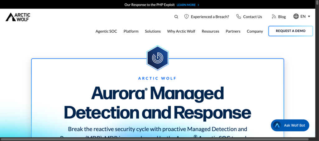 Arctic Wolf MDR