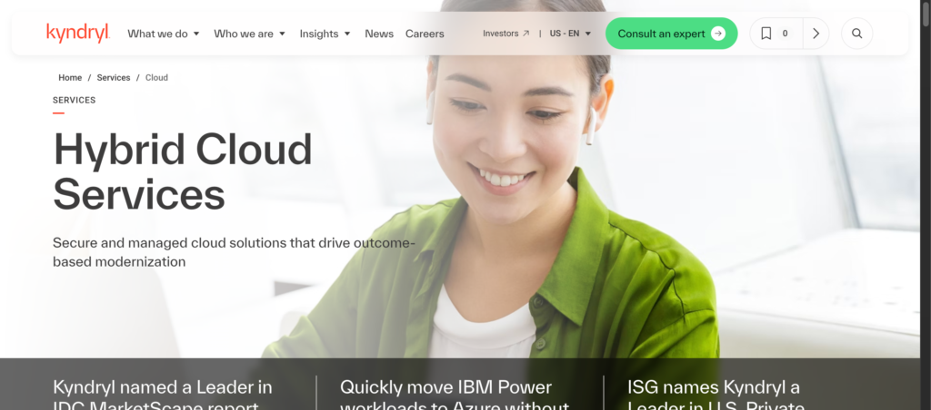 Kyndryl hybrid cloud services