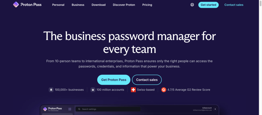 proton password manager