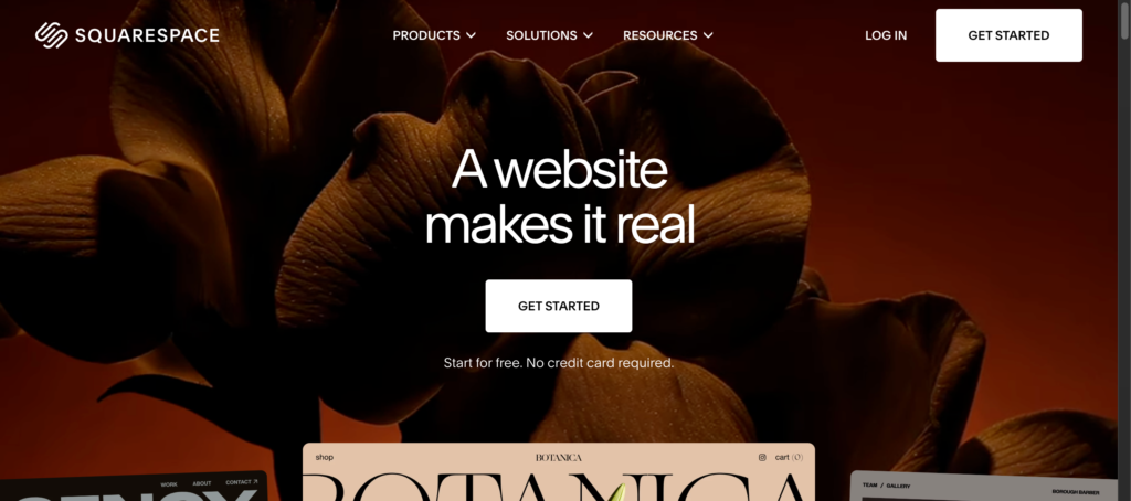 squarespace website builder