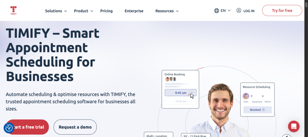 timify employee scheduling app
