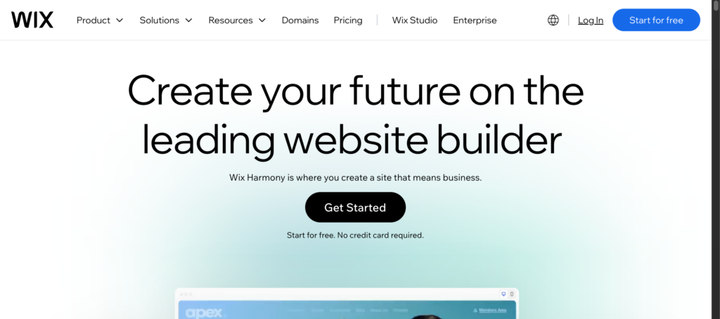 wix website builder